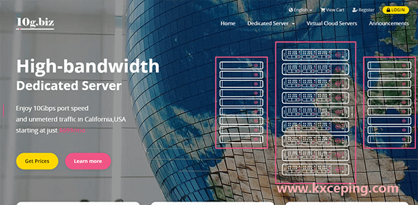 10gbiz：美国站群首月半价，香港E5独服180元起，香港/美国GIA线路VPS低至$2.36/月
