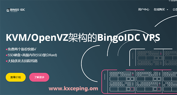 BingoIDC：香港原生IP/CN2线路/月付18元起，美国CUVIP月付24元起，年付8折