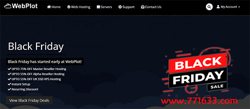 #黑色星期五#WebPlot：1核/512M/8G SSD/2.5T流量/1Gbps/伦敦/年付£6.49